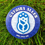 Catrina Allen Logo Disc Golf Pin - Series 3