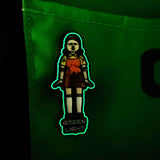 Green Light Girl Disc Golf Pin®