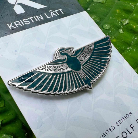 Kristin Lätt - Heron Logo Disc Golf Pin