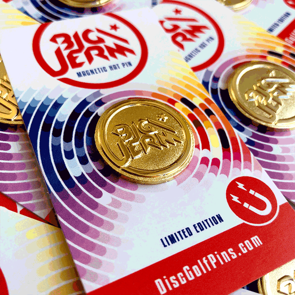 Big Jerm Disc Golf Hat Disc Golf Pins