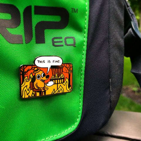 This is Fine Disc Golf Pin