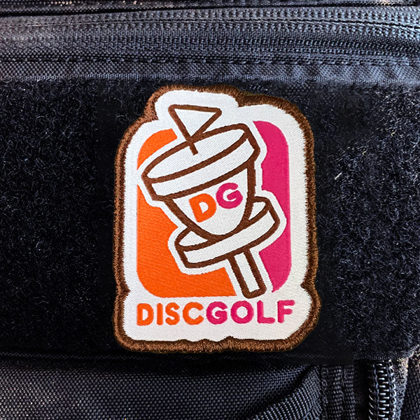 Dunkin Disc Golf Patch Disc Golf Pins
