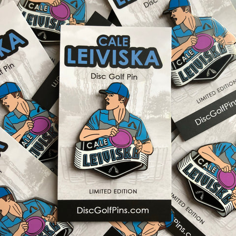 Cale Leiviska Disc Golf Pin - Series 1