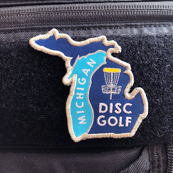 Michigan Disc Golf Patch Disc Golf Pins