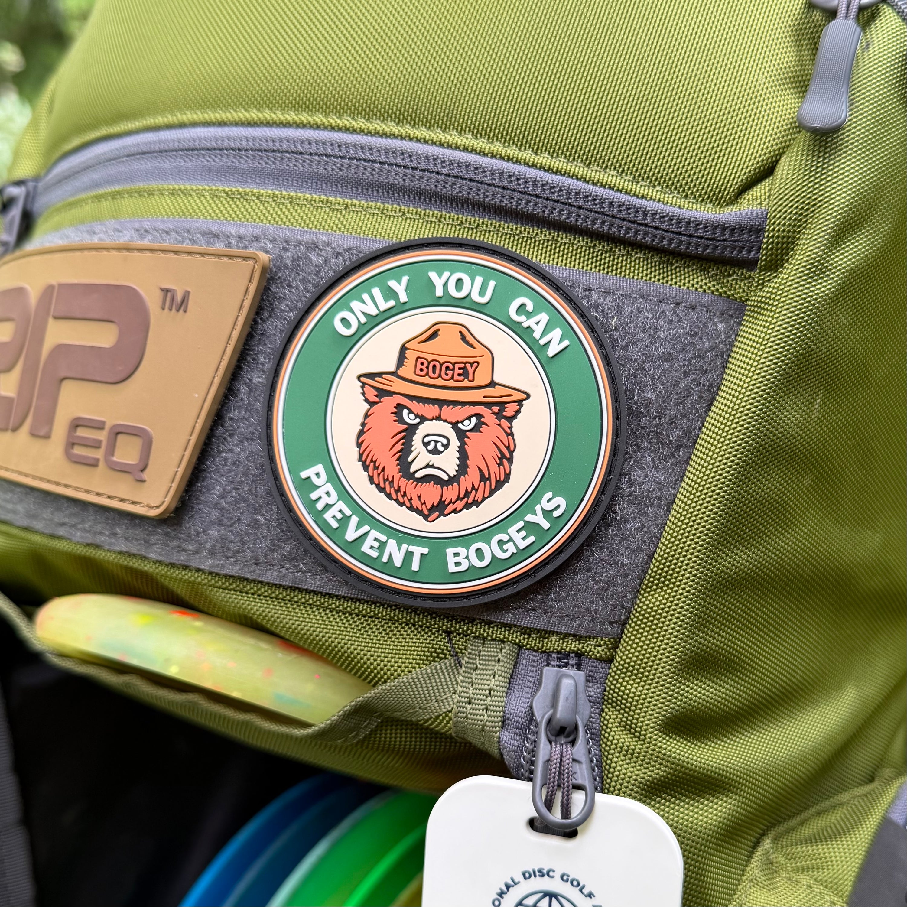 Bogey Bear PVC Disc Golf Patches™