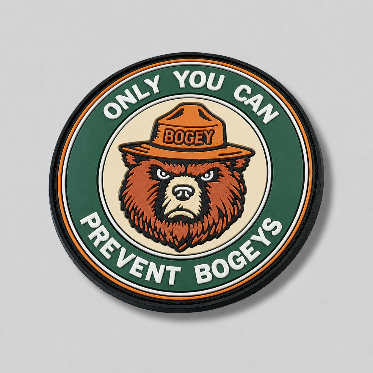 Bogey Bear PVC Disc Golf Patches™