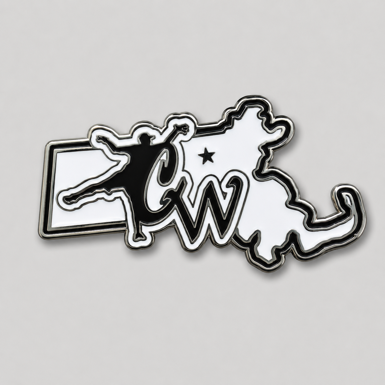 Casey White Logo Disc Golf Pin™