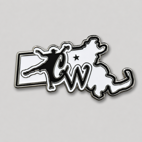 Casey White Logo Disc Golf Pin™