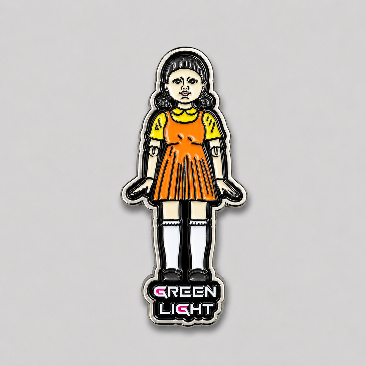 Green Light Girl Disc Golf Pin®