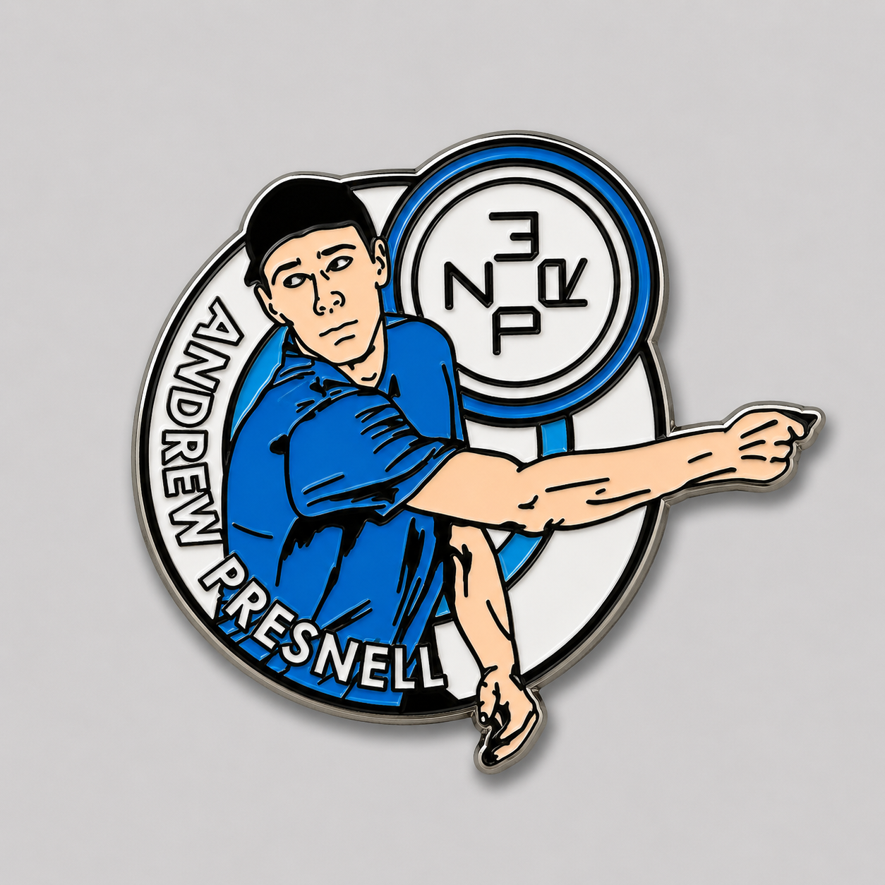 Andrew Presnell Disc Golf Pin - Series 1