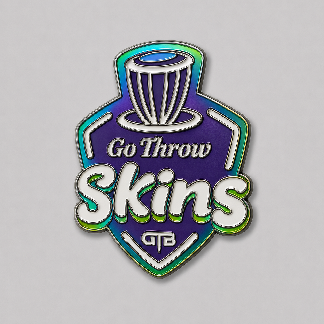 Go Throw Skins 2025 Disc Golf Pin