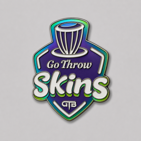Go Throw Skins 2025 Disc Golf Pin