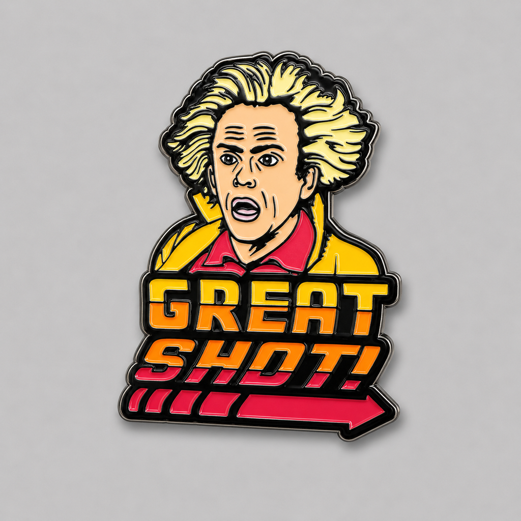 Great Shot! Disc Golf Pin
