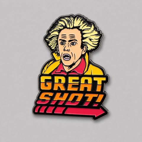 Great Shot! Disc Golf Pin
