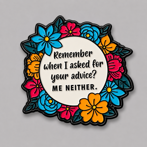 Sassy Flowers Disc Golf Pin