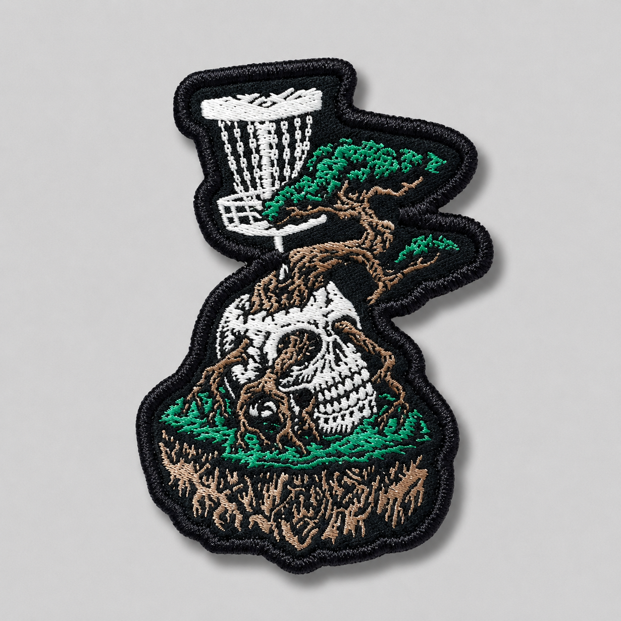 Bonsai Skull Disc Golf Patches™