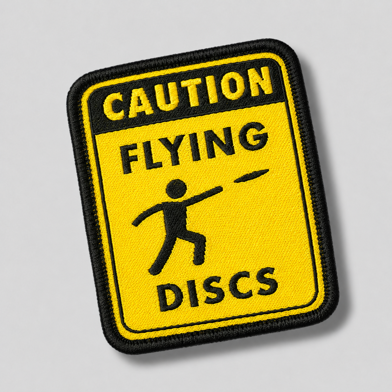 Caution Flying Discs Disc Golf Patches™
