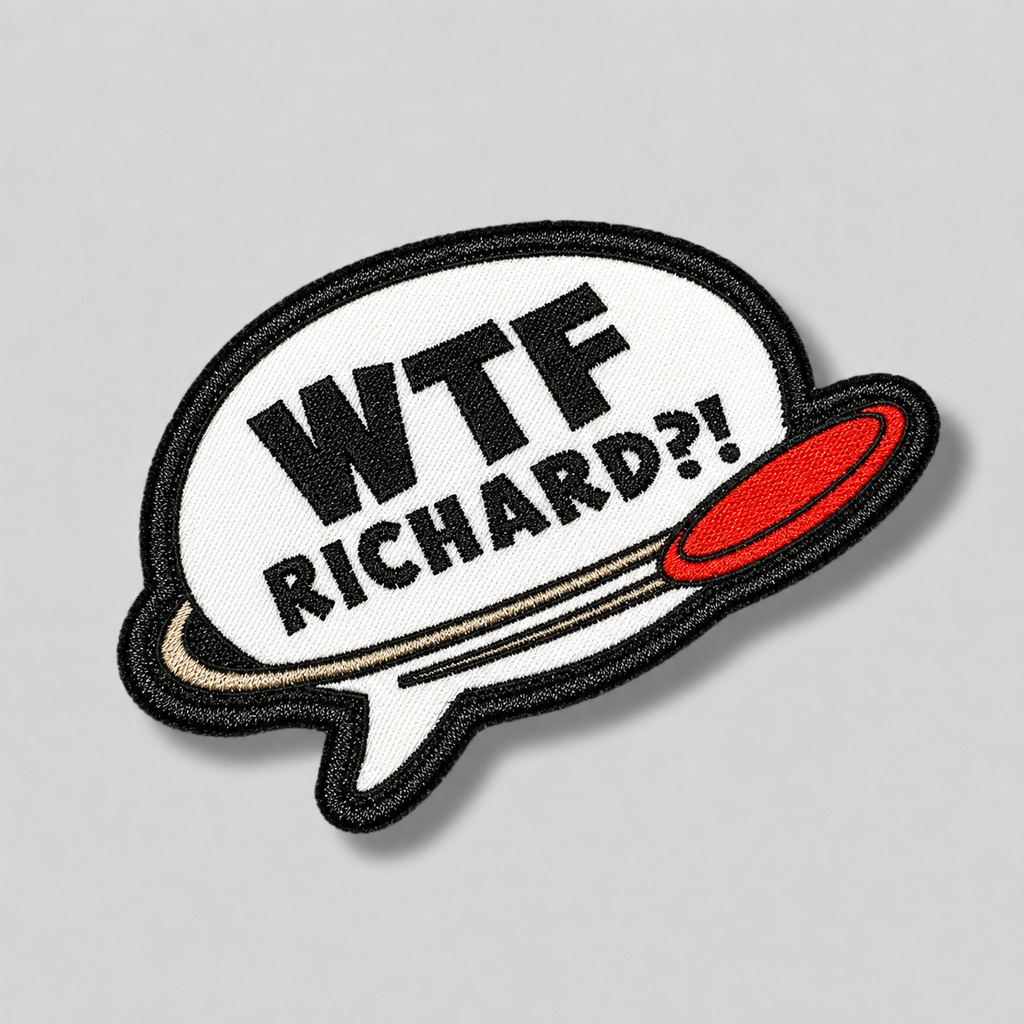 WTF Richard Disc Golf Patches™
