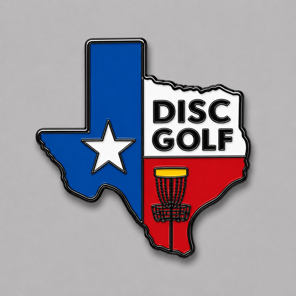 Texas Disc Golf Pin