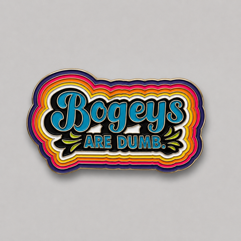 Bogeys Are Dumb - Ellen Widboom Disc Golf Pin