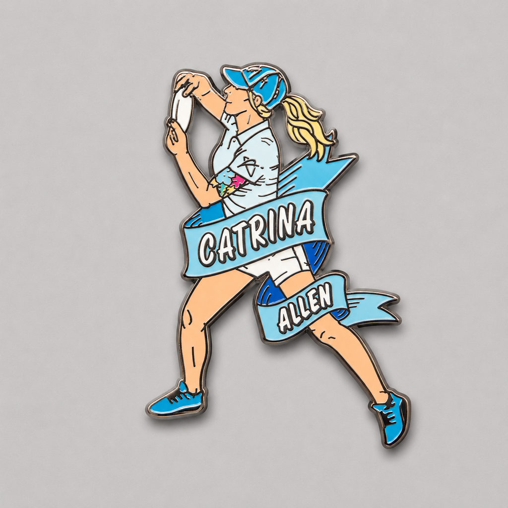 Catrina Allen Disc Golf Pin - Series 2