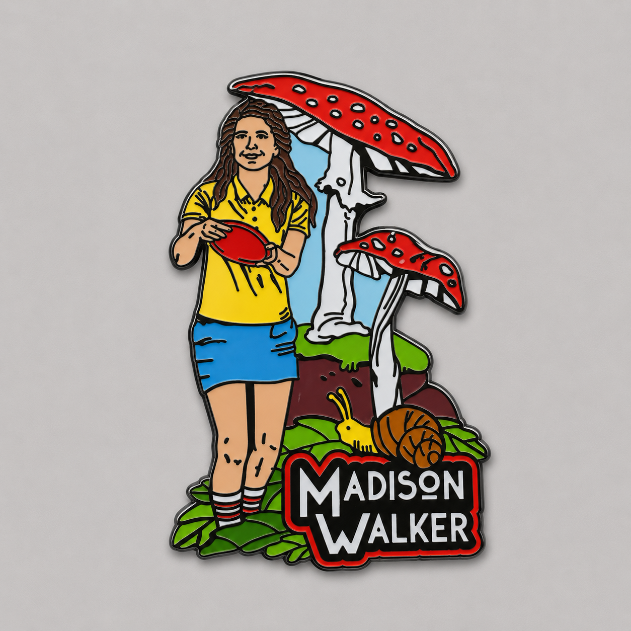 Madison Walker Disc Golf Pin - Series 1