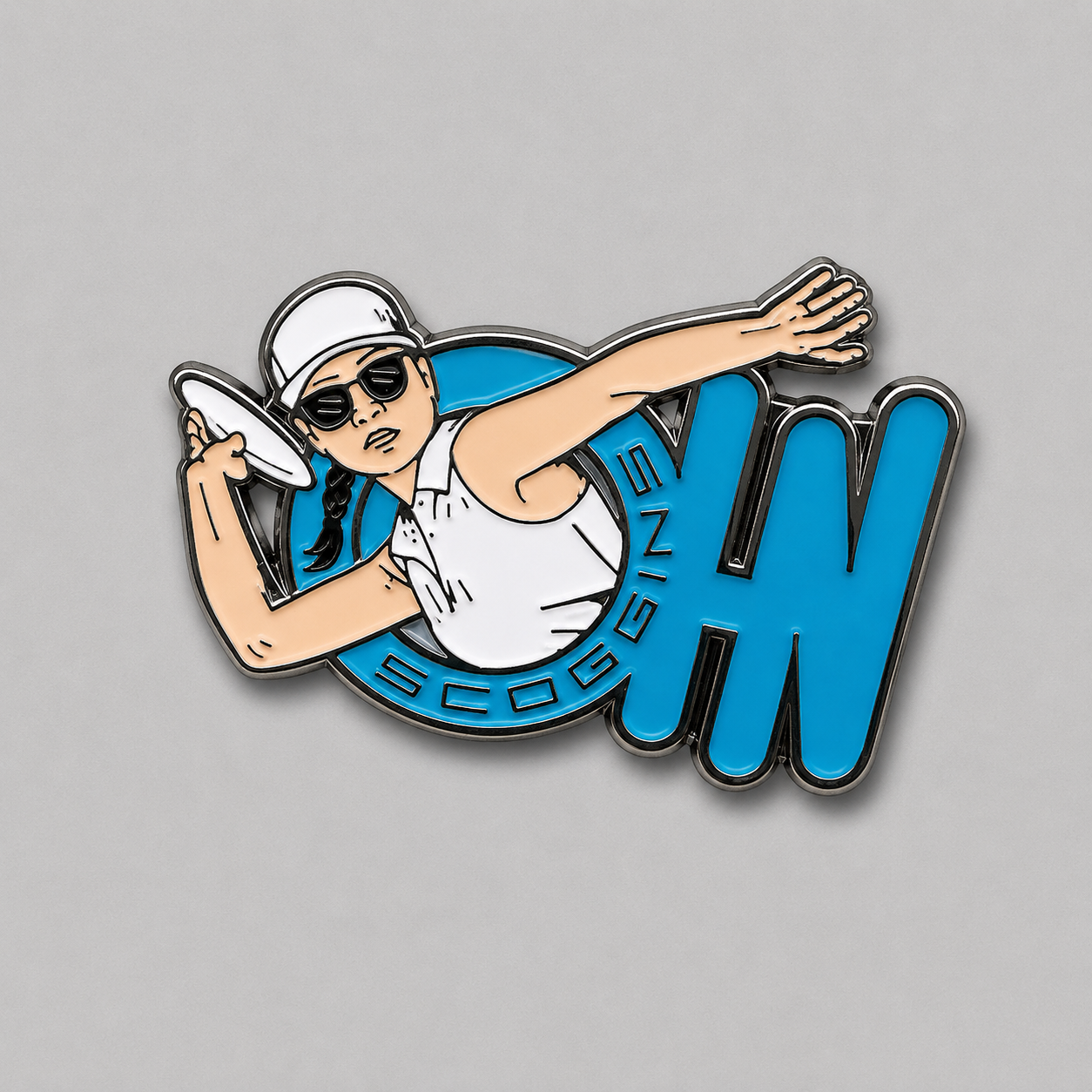 Ohn Scoggins Disc Golf Pin