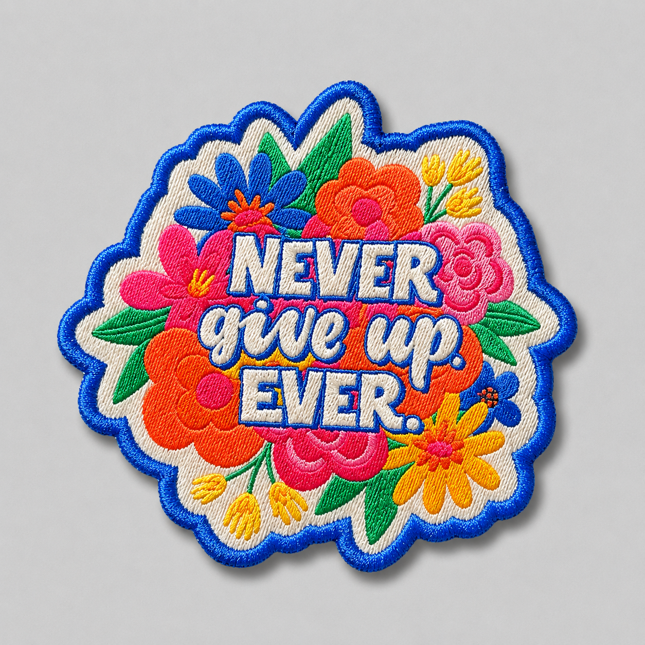 Never Give Up Disc Golf Patches®