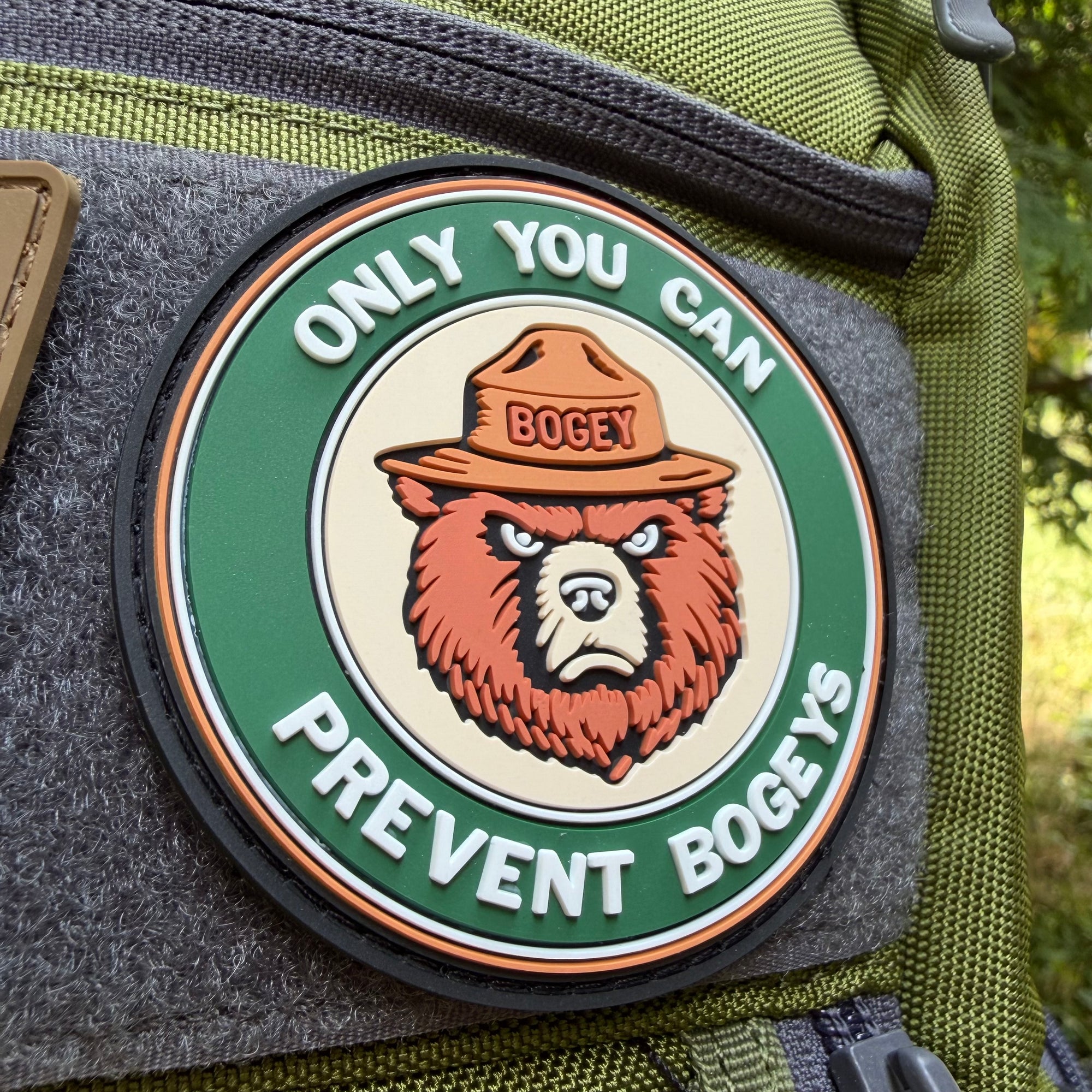 Bogey Bear PVC Disc Golf Patches™