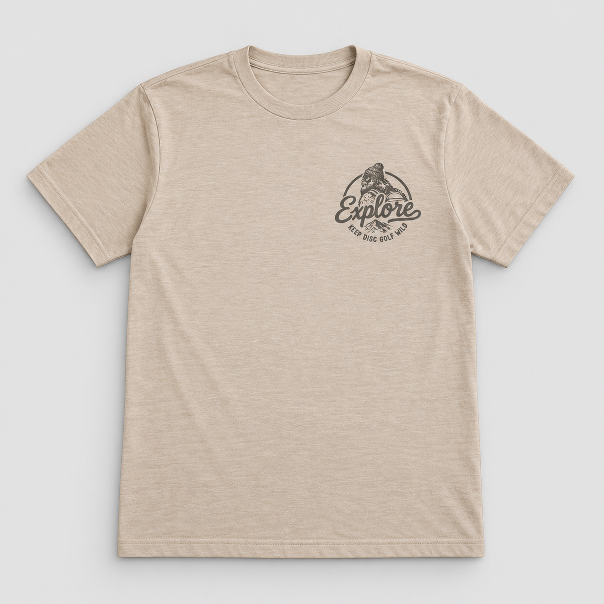 Bigfoot Explorer  Disc Golf T-Shirt