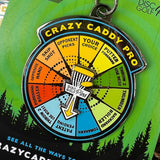 Crazy Caddy PRO Disc Golf Game - Keychain