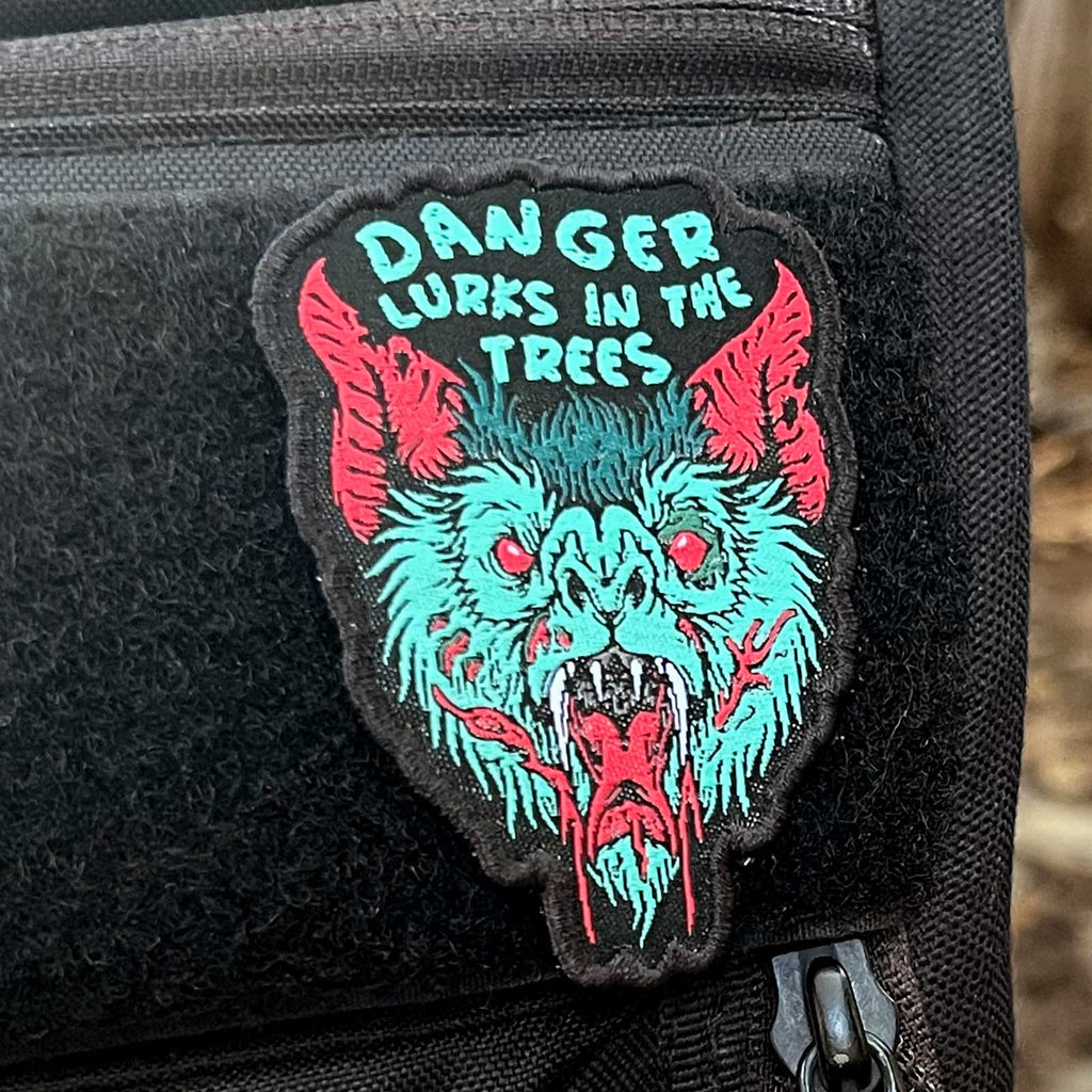 Danger Lurks In The Trees Disc Golf Patches®
