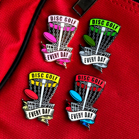 Disc Golf Every Day Pin Bundle