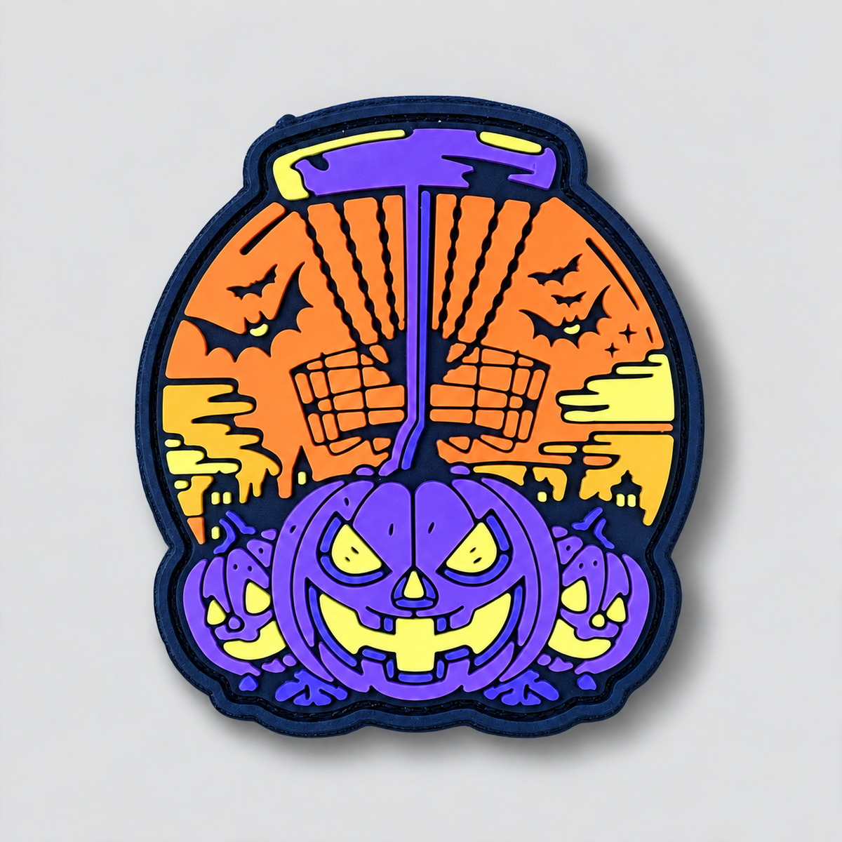 Halloween 2025 Pumpkin Basket Disc Golf PVC Patch