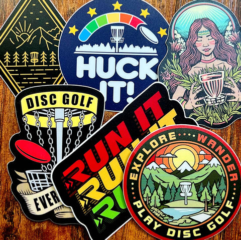 Disc Union Sticker Stickers – Disc Golf Pins