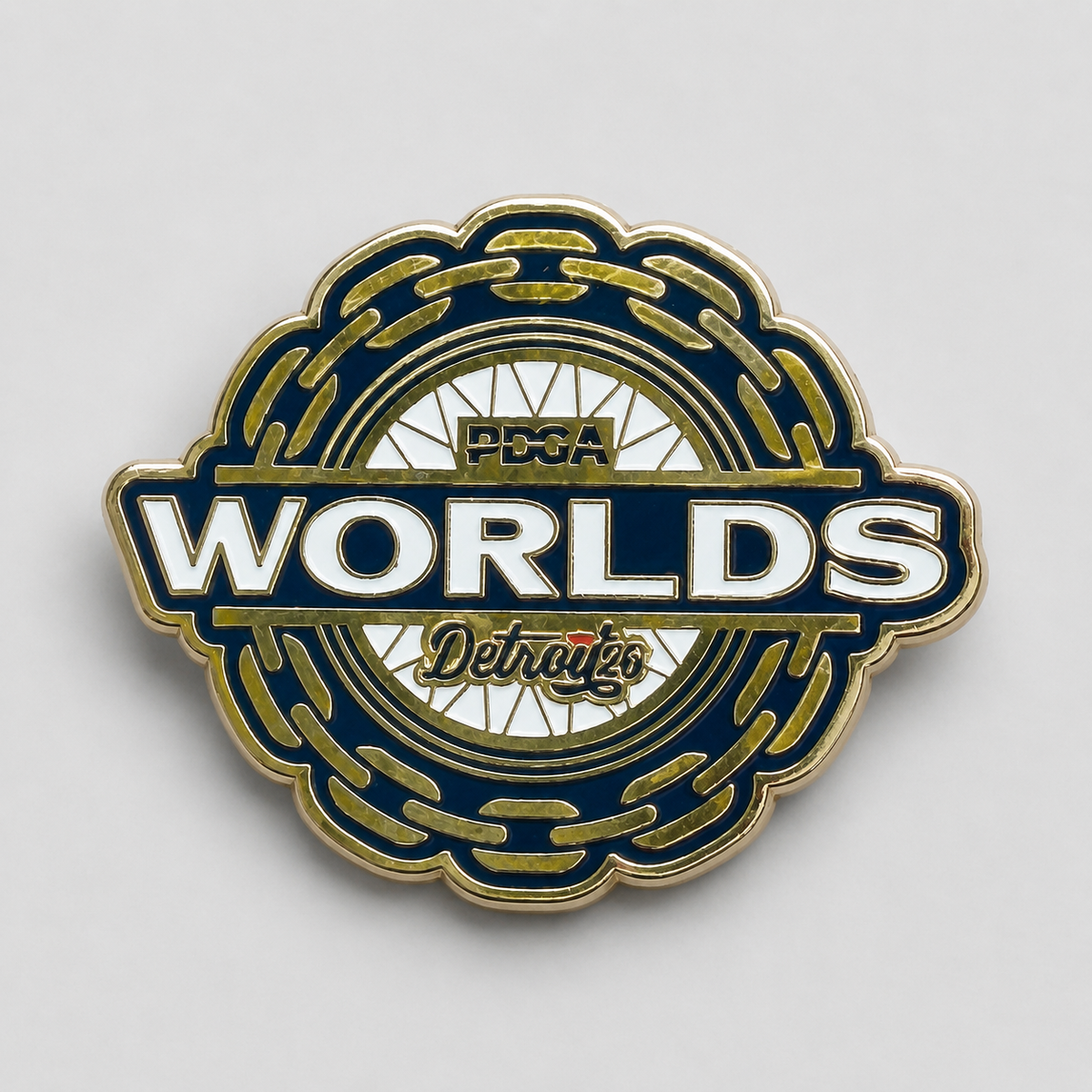 2026 Official Disc Golf Worlds Pin