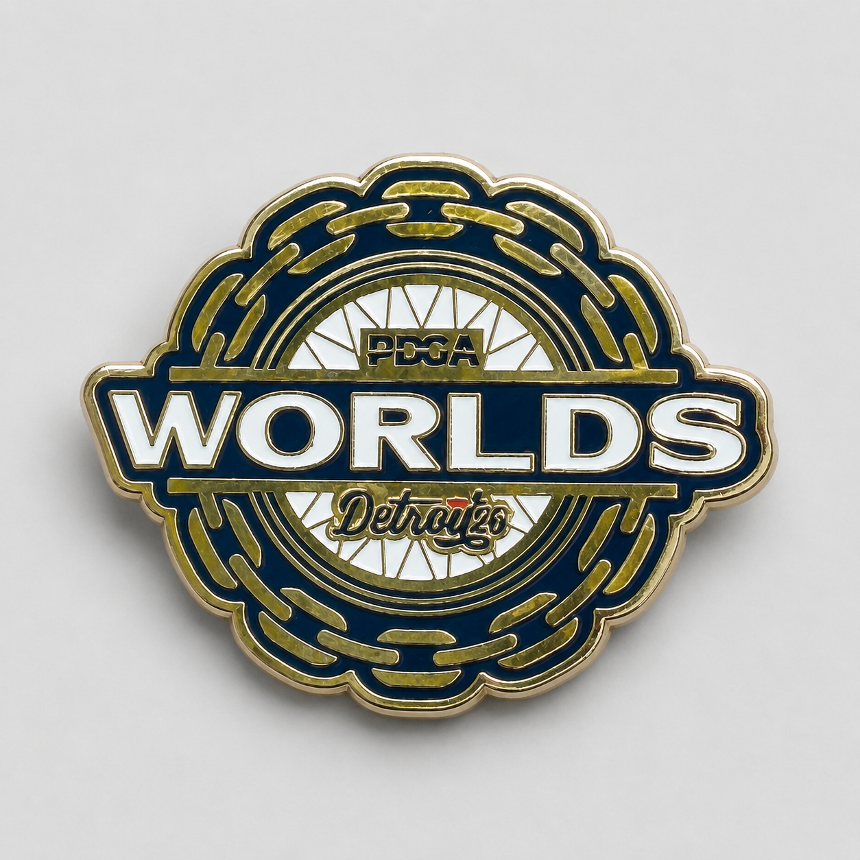 2026 Official Disc Golf Worlds Pin