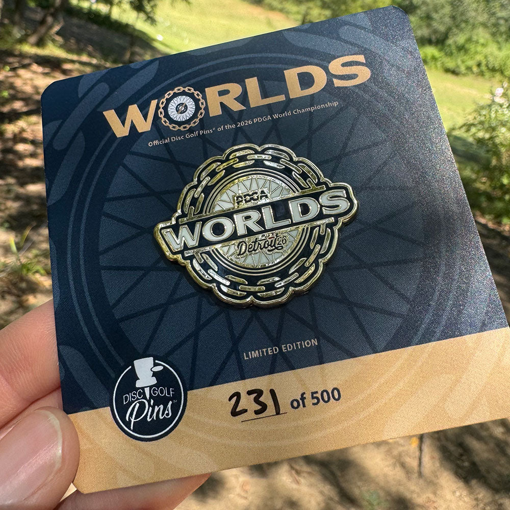 2026 Official Disc Golf Worlds Pin
