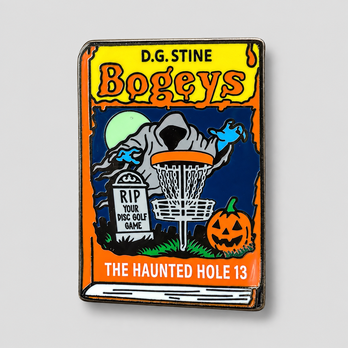 Halloween 2025 Bogey Bumps Book Disc Golf Pin®