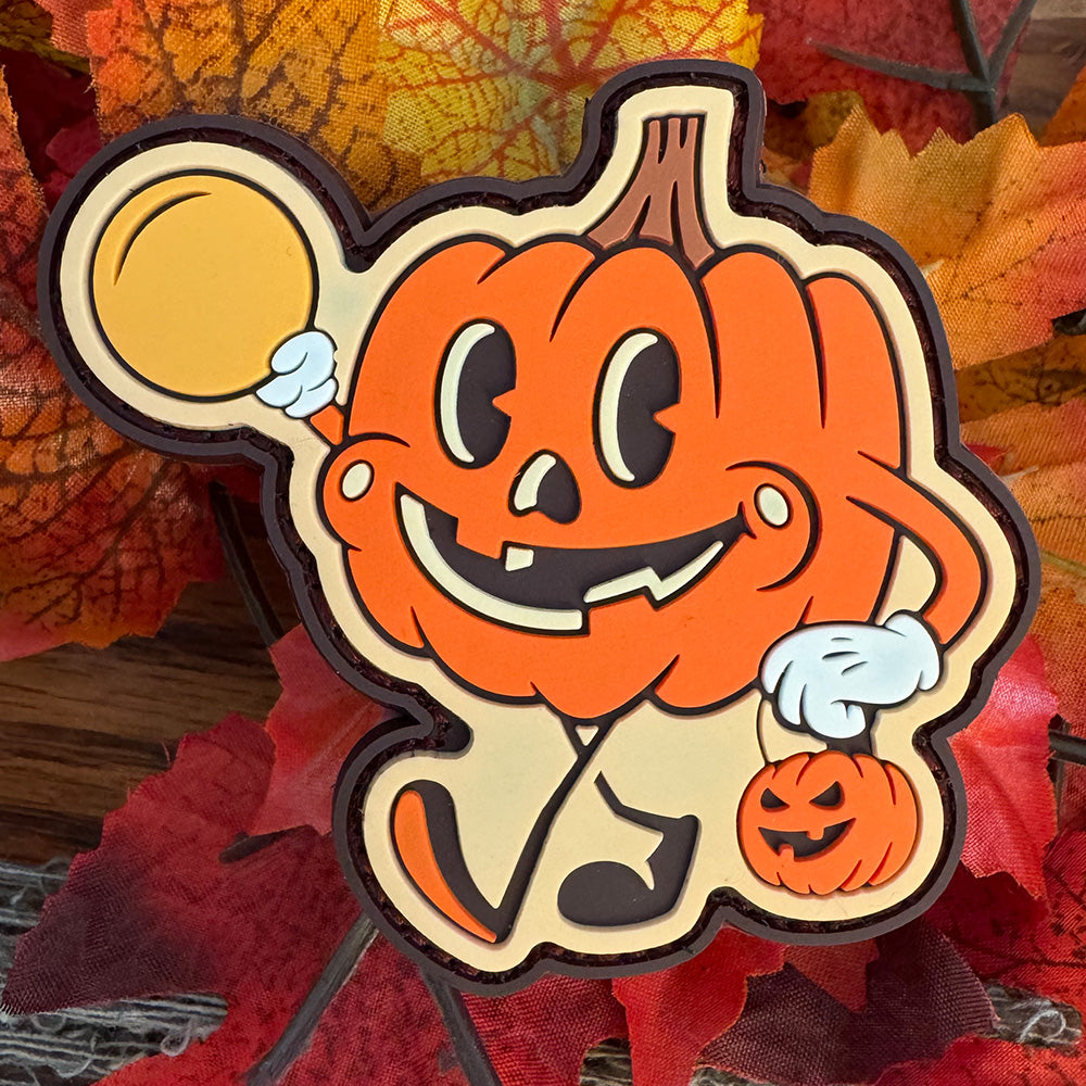 Halloween 2024 Pumpkin Man Disc Golf PVC Patch