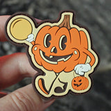 Halloween 2024 Pumpkin Man Disc Golf PVC Patch