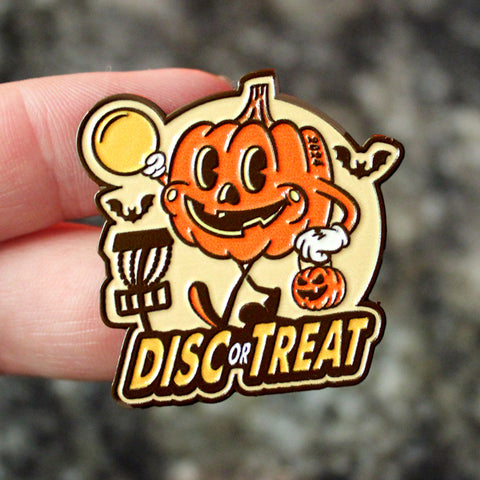 Halloween 2024 Pumpkin Man Disc Golf Pin