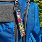 One Throw Disc Golf Fabric Keychain®
