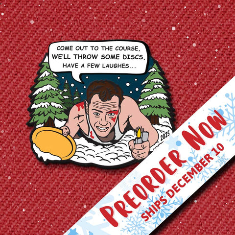 PREORDER 2025 Yippee Holiday Disc Golf Pin