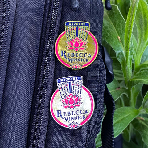 Rebecca Minnick Disc Golf Pin - Series 1