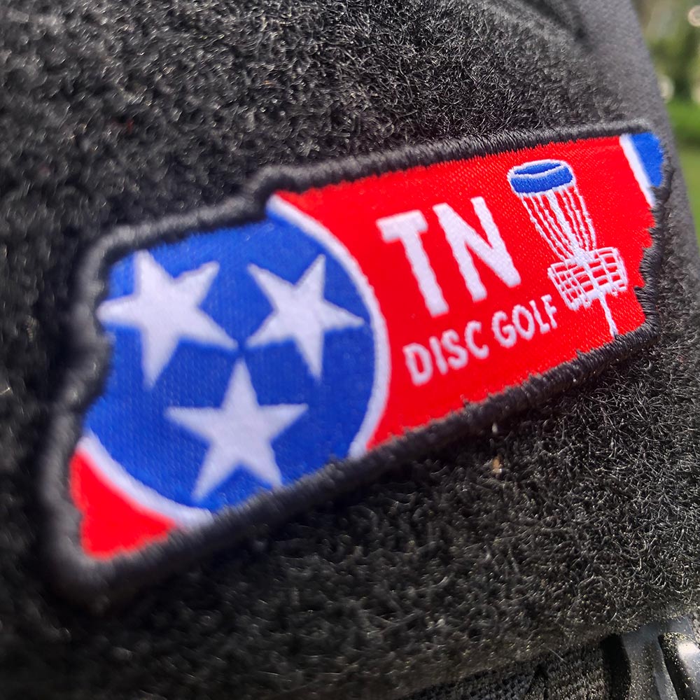Tennessee Disc Golf Patch Disc Golf Pins