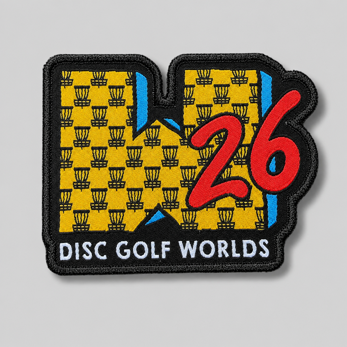 2026 Worlds Disc Golf Patches™ Yellow