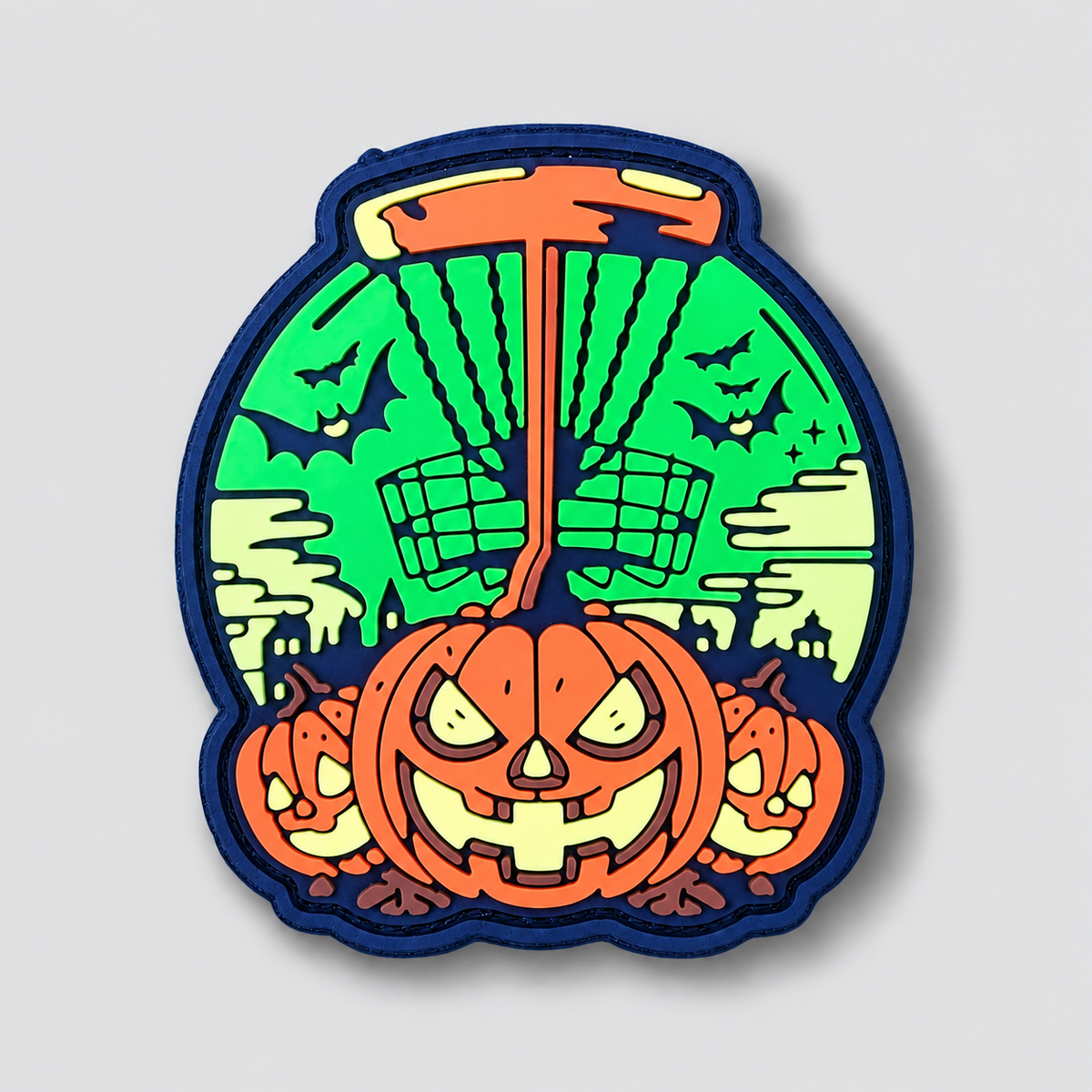 Halloween 2025 Pumpkin Basket Disc Golf PVC Patch