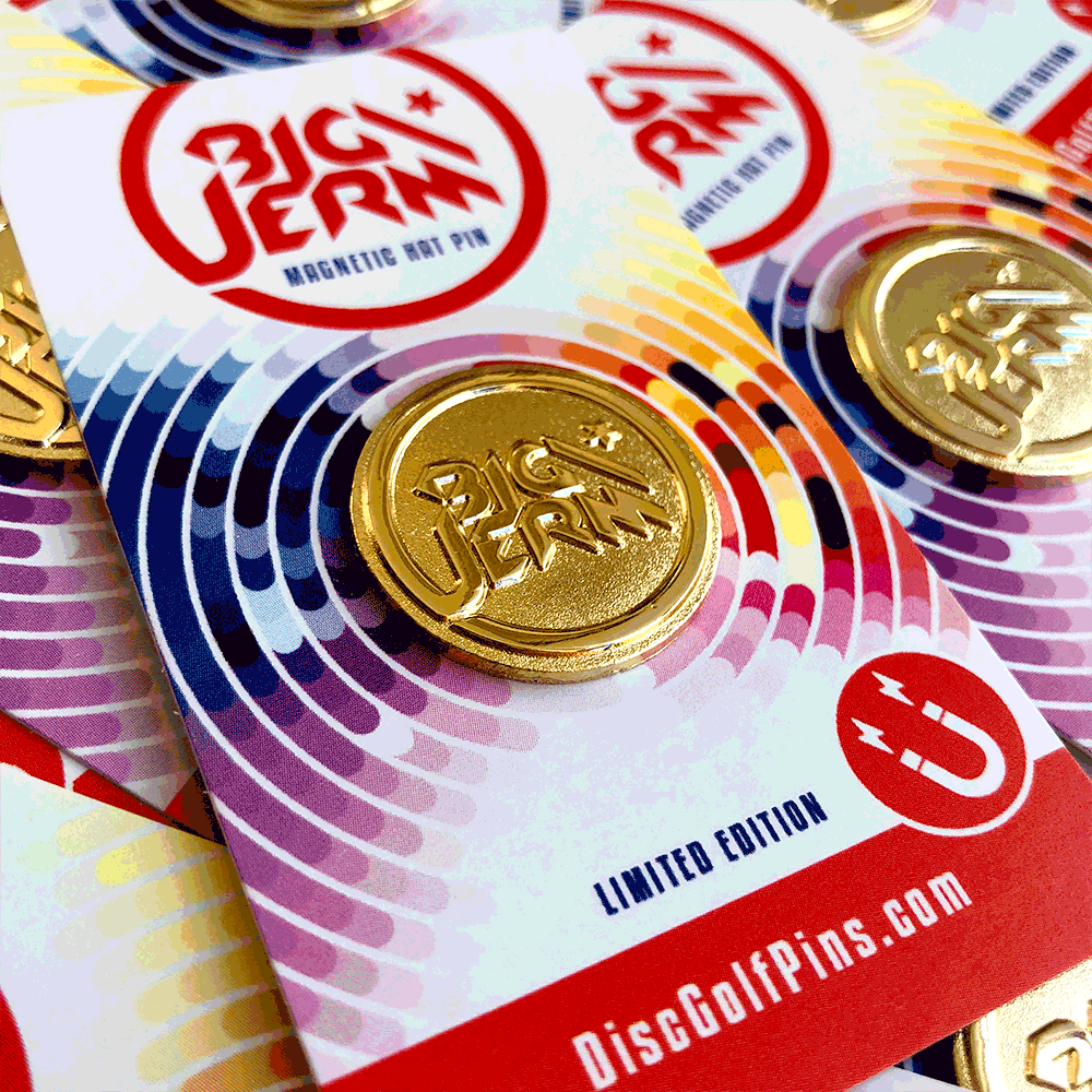 Big Jerm Disc Golf Hat Disc Golf Pins
