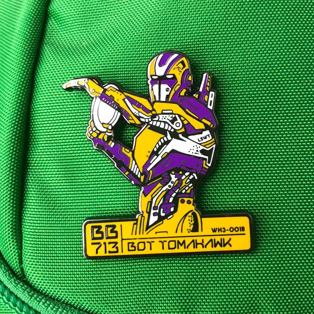 BB 713 Bot Tomahawk Series 2 Disc Golf Pin - NEW COLOR WAY